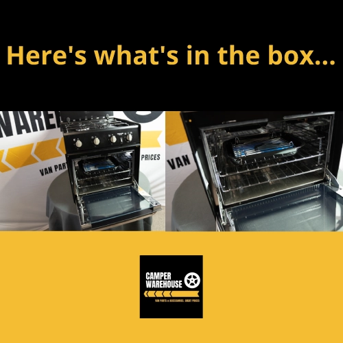 Thetford Triplex 3 Burner Hob, Oven & Grill Camper Warehouse