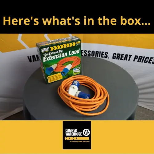 10m Electric HookUp Extension Cable Camper Warehouse