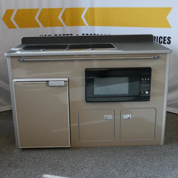 Campervan Kitchen Pod Unit with Sink/Hob/Fridge/Microwave