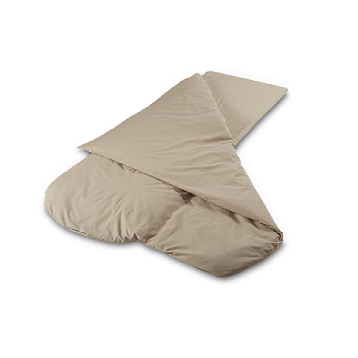 Duvalay Sleeping Bag Covers 190cm x 66cm Cappuccino Camper Warehouse