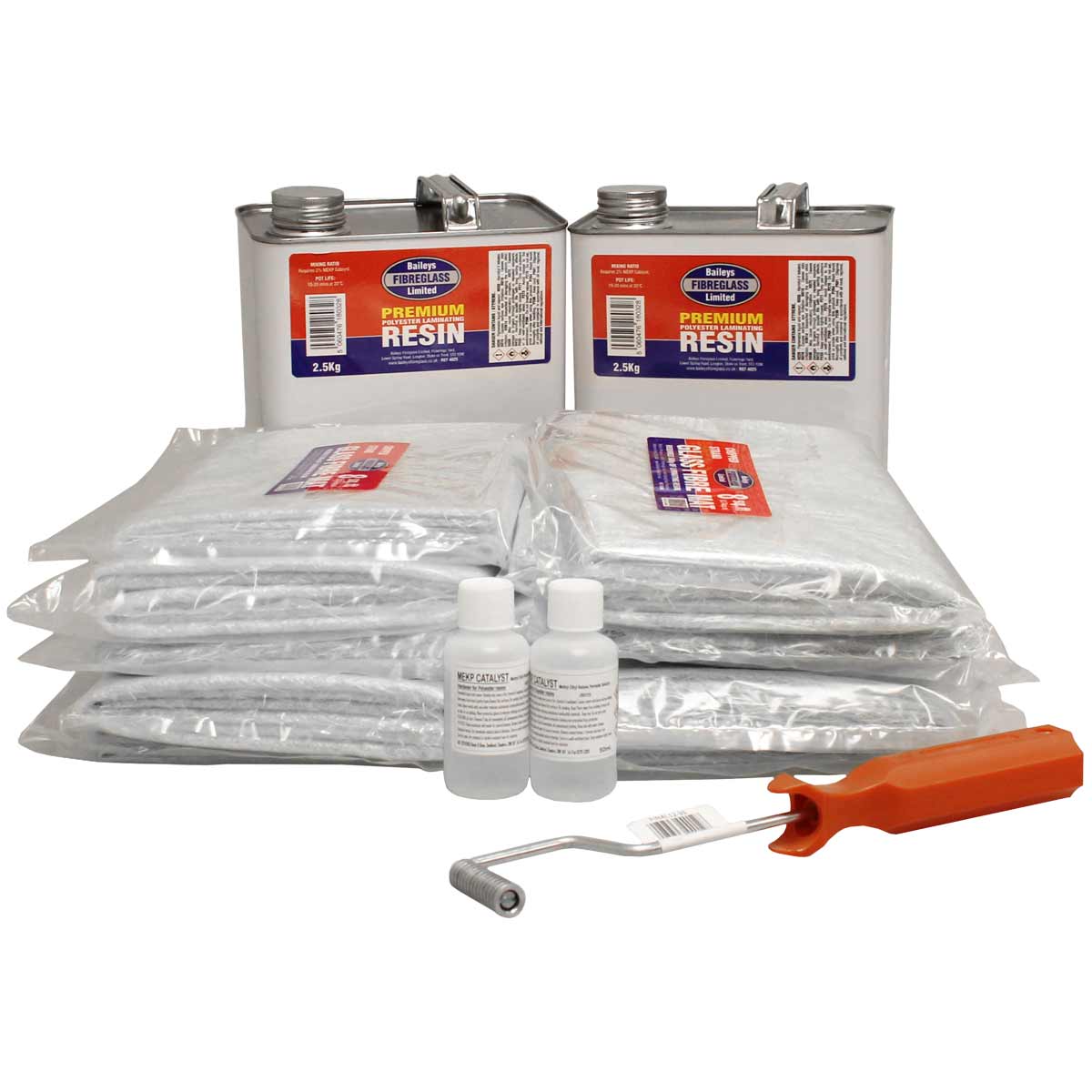 Baileys Fibreglass Repair Kit with Bubble Burster (80 sq ft) Camper Warehouse