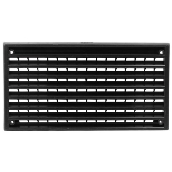 Air Vent 63/4" x 31/2" Black Plastic Camper Warehouse
